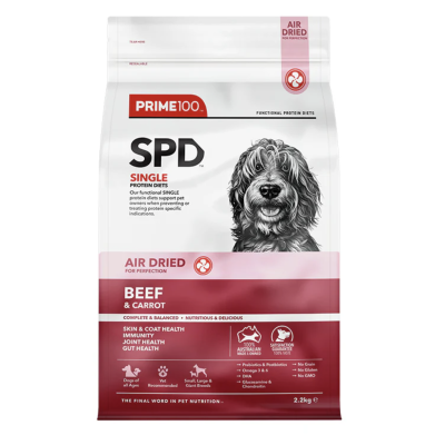 Prime 100 SPD Air Dried Adult Beef Carrot 2.2kg