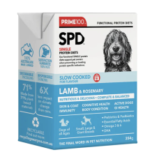 Prime 100 SPD Slow Cooked Wet Dog Food Lamb Rosemary 354g 12pk