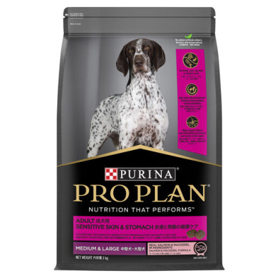 Pro Plan Dry Dog Food Adult Sensitive Skin Stomach Medium Large Breed 12kg