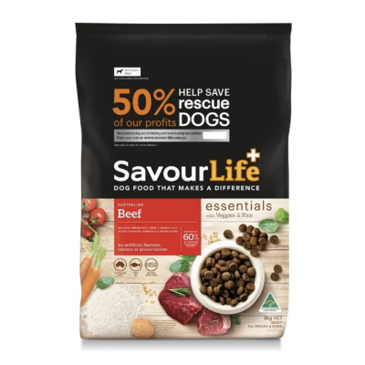 Savourlife Dry Dog Food Essentials Adult Beef 15kg