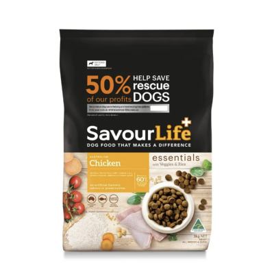Savourlife Dry Dog Food Essentials Adult Chicken 3kg