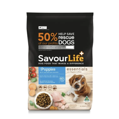 Savourlife Dry Dog Food Essentials Puppy Chicken 3kg