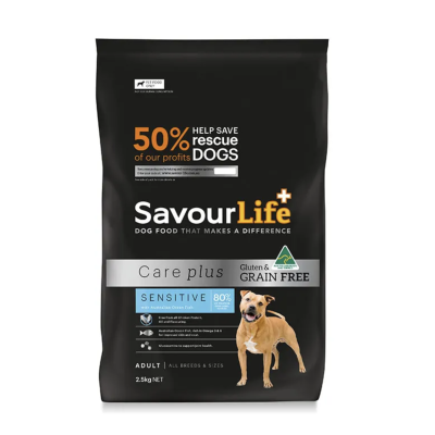 SavourLife Dry Dog Food Grain Free Care Plus Sensitive Ocean Fish 2.5kg