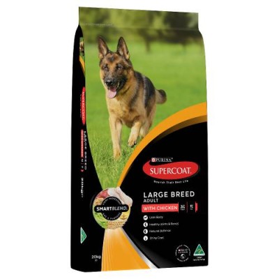 Supercoat Smartblend Dry Dog Food Adult Large Breed Chicken 18kg