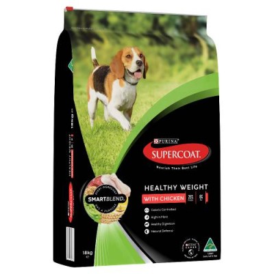 Supercoat Smartblend Dry Dog Food Adult Healthy Weight Management Chicken 18kg