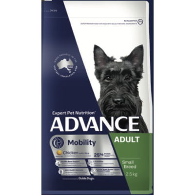 Advance Dry Dog Food Adult Mobility Small Breed 2.5kg