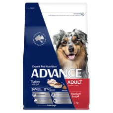 Advance Dry Dog Food Medium Breed Turkey 15kg