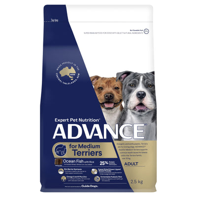 Advance Dry Dog Food Adult Medium Breed Terriers Turkey 13kg