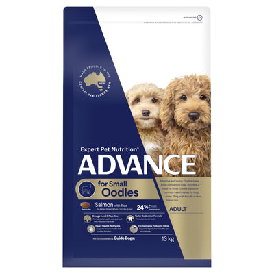 Advance Dry Dog Food Adult Small Breed Oodles Salmon 13kg