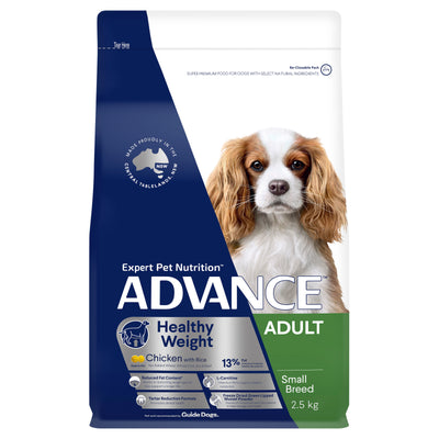 Advance Dry Dog Food Healthy Weight Small Breed Chicken 2.5kg