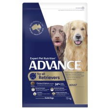 Advance Dry Dog Food Adult Large Breed Retrievers Chicken Salmon 13kg