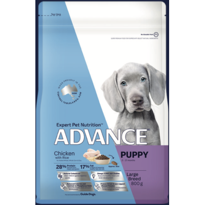 Advance Dry Dog Food Puppy Large Breed Chicken 800g