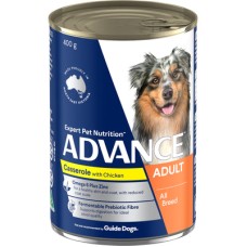Advance Wet Dog Food Adult Casserole with Chicken 400g 12pk