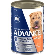 Advance Wet Dog Food Sensitive Chicken 410g 12pk