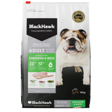 Black Hawk Dry Dog Food Adult Chicken Rice 10kg