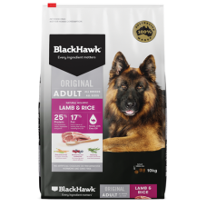 Black Hawk Dry Dog Food Adult Lamb & Rice 10kg