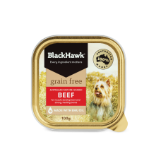 Black Hawk Grain Free Wet Dog Beef 9x100g