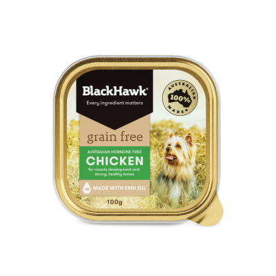 Black Hawk Grain Free Wet Dog Chicken 9x100g