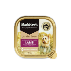 Black Hawk Grain Free Wet Dog Lamb 9x100g