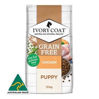 Ivory Coat Dry Dog Food Puppy Grain Free Chicken 13kg