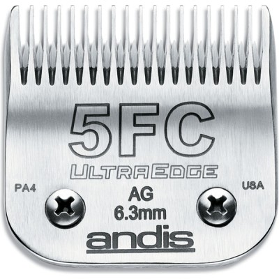 Andis Ultraedge Clipper Blade 5FC Leaves Hair 6.3mm
