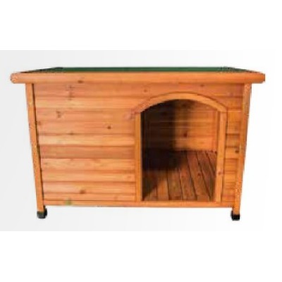Canine Care Wooden Kennel Side Entry Cedar Small