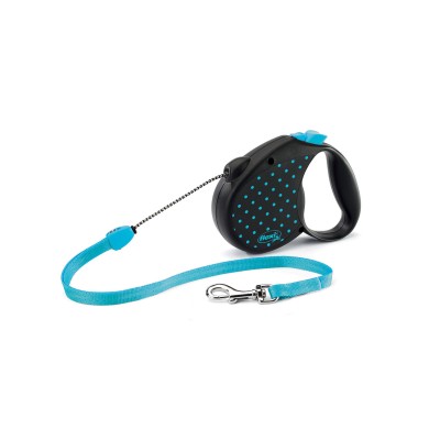 Flexi Standard Retractable Cord Dog Lead Medium 5m Blue