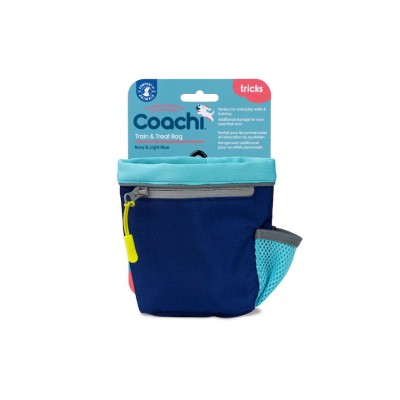 Coachi Dog Training Train n Treat Bag Navy Light Blue