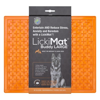 LickiMat Classic Buddy Large Orange