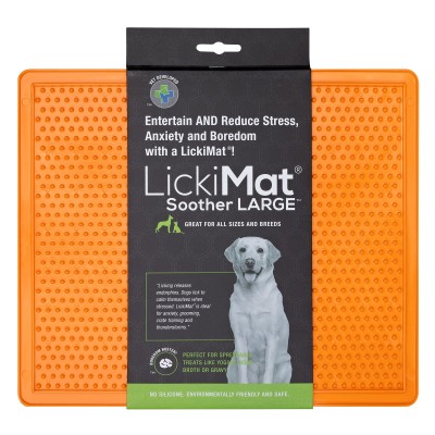 LickiMat Classic Soother Large Orange
