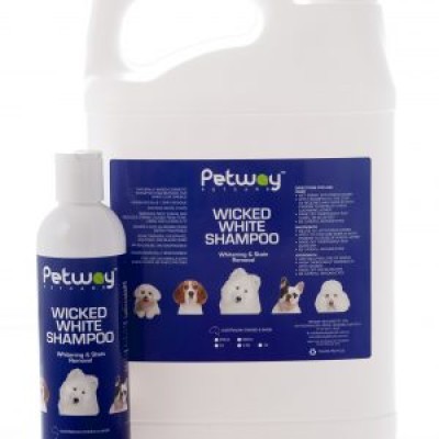 Petway Wicked White Whitening & Stain Removal Dog Shampoo 5L