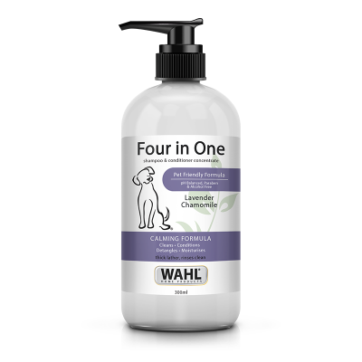Wahl Dog Shampoo & Conditioner 4 in 1 Concentrate 300ml