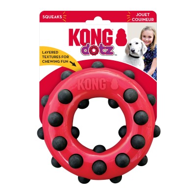 Kong Dog Toy Dotz Circle Large