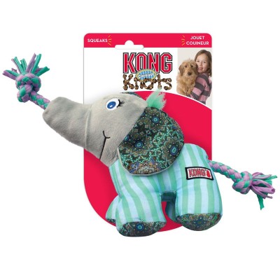 Kong Dog Toy Knots Carnival Elephant Medium Large