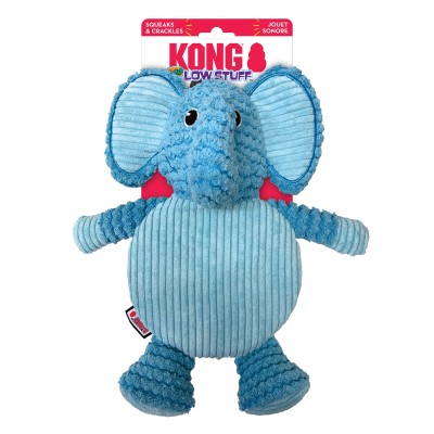 Kong Dog Toy Low Stuff Crackle Tummiez Elephant Large