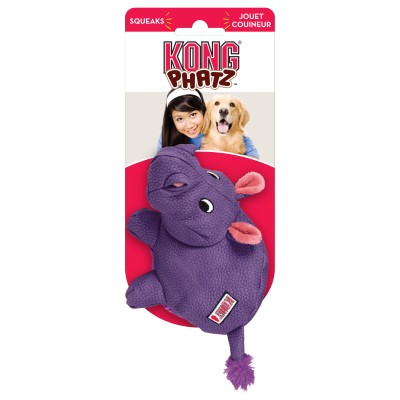 Kong Dog Toy Phatz Hippo Small