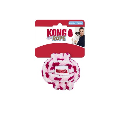 Kong Dog Toy Puppy Rope Ball Small