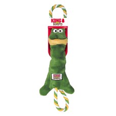 Kong Dog Toy Tugger Knots Frog Medium Large