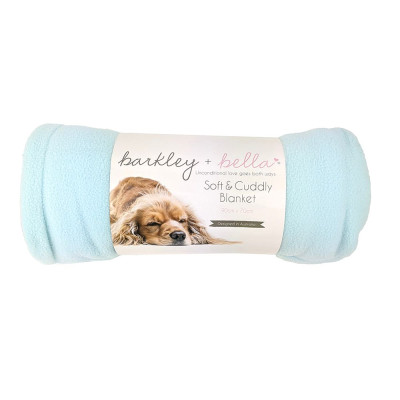 Barkley & Bella Fleece Blanket Blue