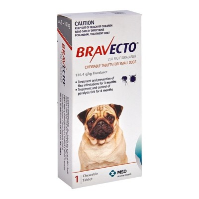 Bravecto Chew Small Dog 4.5-10kg 1pk