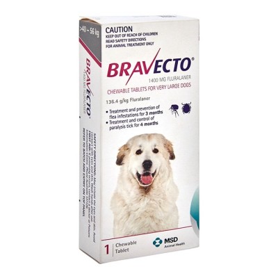 Bravecto Chew XL Dog 40-56kg 1pk