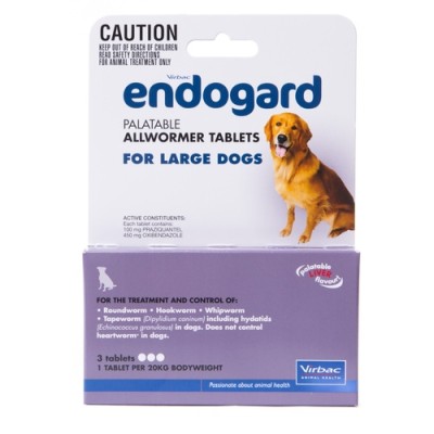 Virbac Endogard Small Dog up to 5kg 4pk
