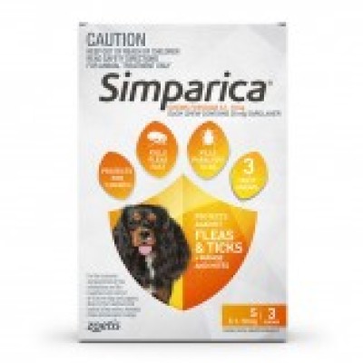 Simparica For Dogs 5.1-10kg 6 Pack
