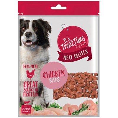 It's Treat Time Dog Treats Chicken Bites 100g