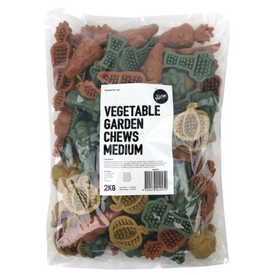 It's Treat Time Dog Treats Vegetable Garden Chews Medium 2kg 80pk