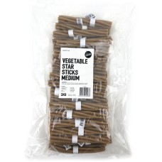 It's Treat Time Dog Treats Vegetable Star Sticks Medium 17cm 2kg 34pk