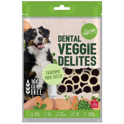 It's Treat Time Dog Treats Veggie Delites Training Mini Bites 100g