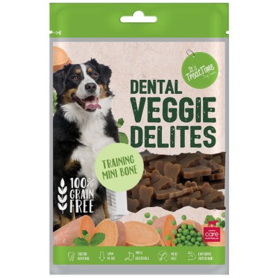 It's Treat Time Dog Treats Veggie Delites Training Mini Bone 100g