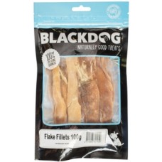 Blackdog Flake Fillets Dog Treats 100g