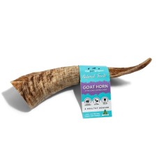 The Pet Project Dog Treat Natural Whole Goat Horn